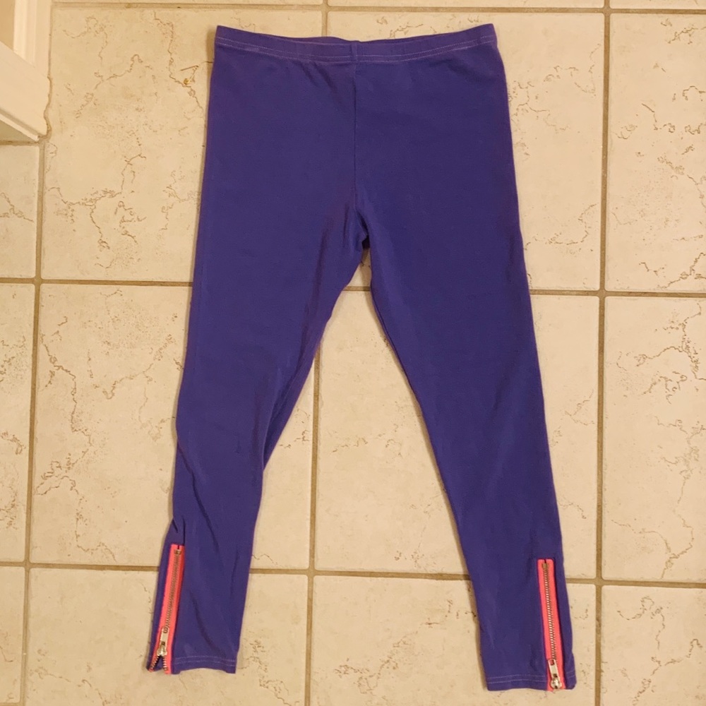 American Girl Purple Leggings (Size L / 14-16)